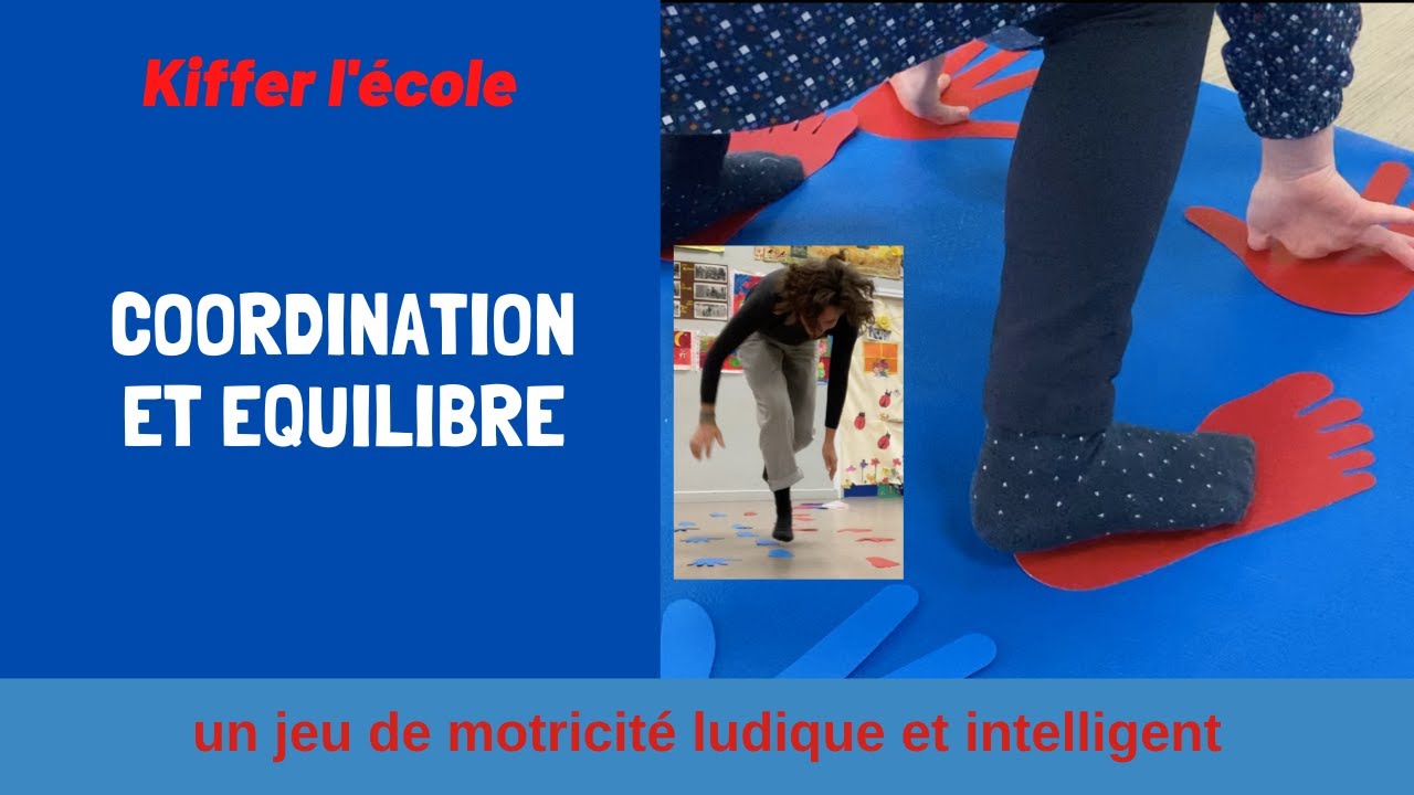 Jeu d'attention, de coordination et d'équilibre pour les petits et les grands.