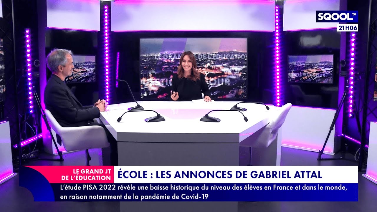 Le Grand JT de l'Éducation (05/12/2023) - École : les nouvelles annonces de Gabriel Attal