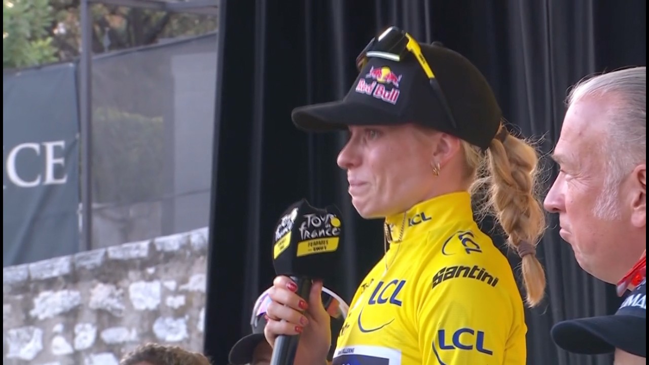 Tour de France Femmes 2026 - Demi Vollering, larmes et émotion : "Merci beaucoup..."