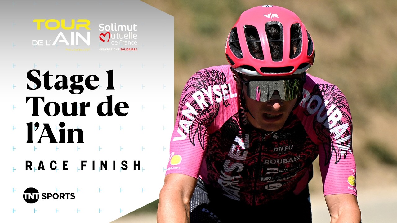 STATEMENT MADE! 🔥 | 2026 Men's Tour de l'Ain Stage 1 Final KM's | TNT Sports Cycling