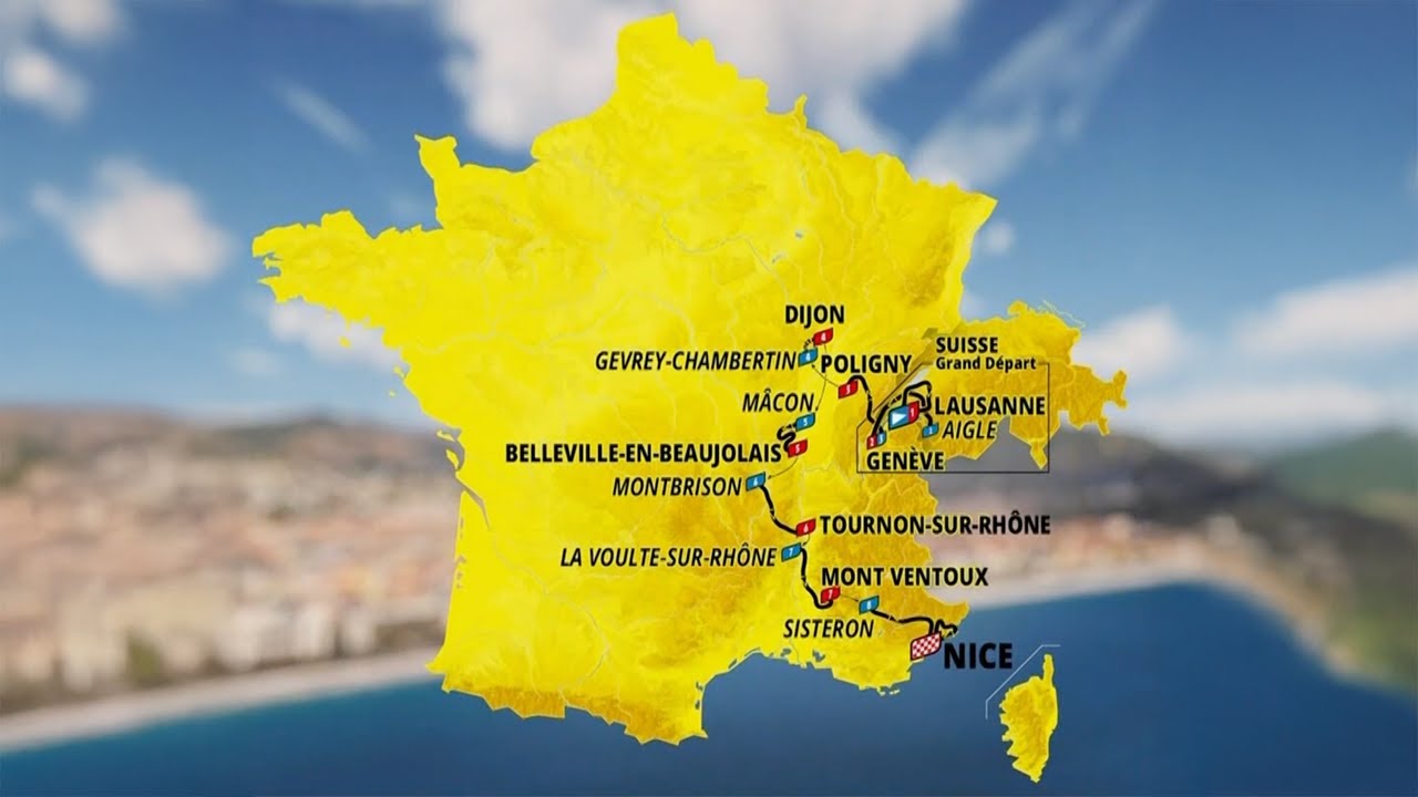 TOUR DE FRANCE FEMMES 2026 - Découvrez le parcours en intégralité